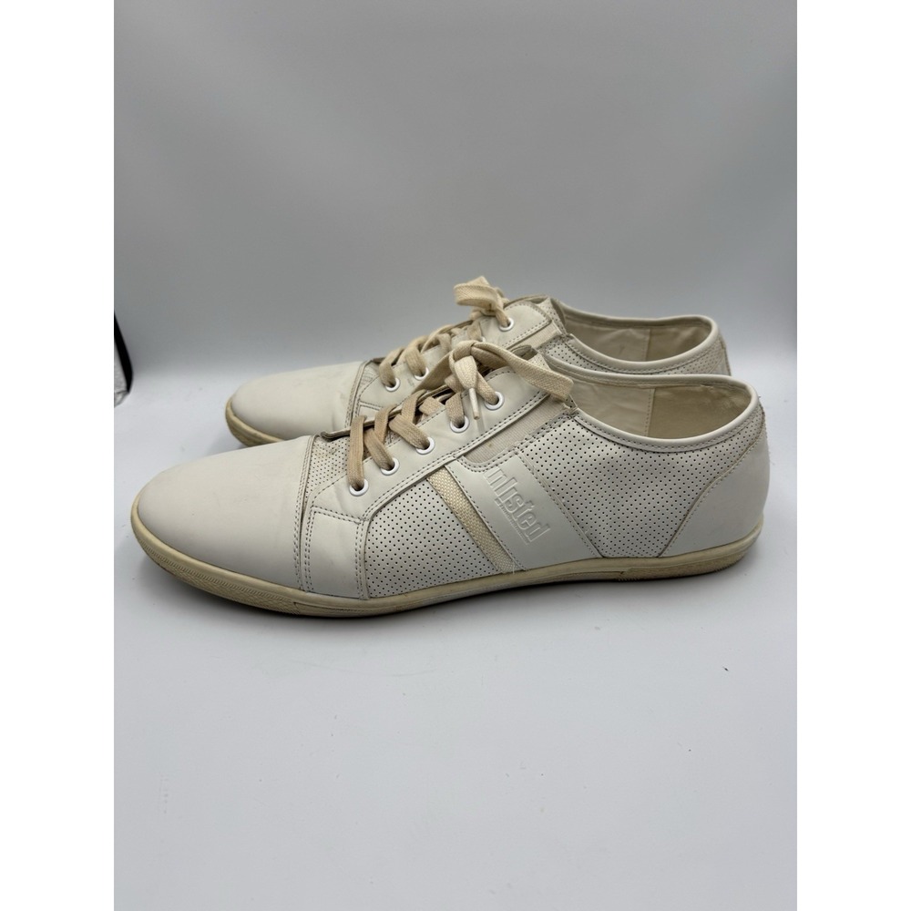 Kenneth‎ Cole Unlisted Men's White Sneakers Size 15w Man Made Leather Casual